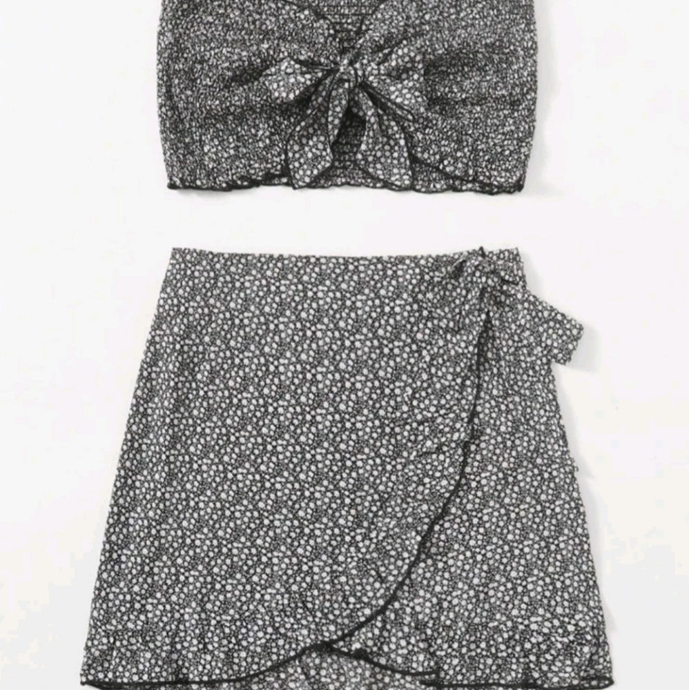 Cute 2 piece skirt n tube top